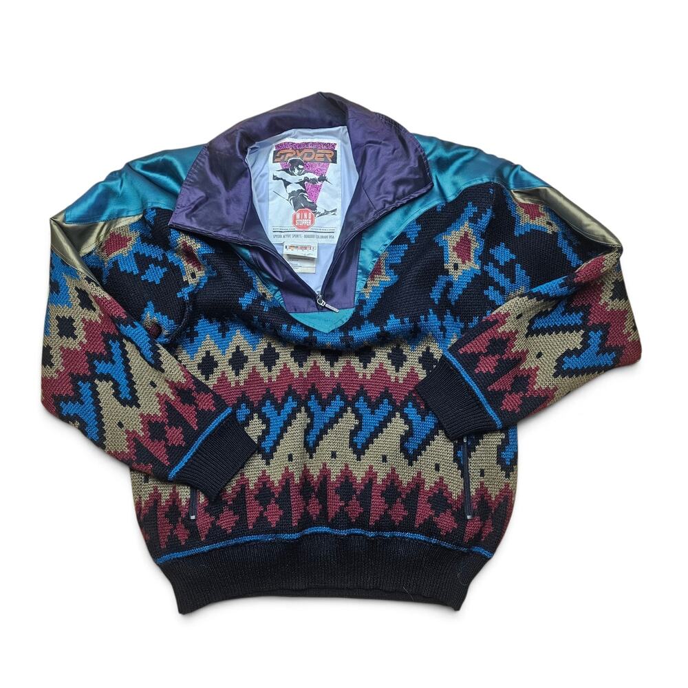 SPYDER Après Southwestern Ski Jacket Men's L VTG 90s Windstopper Gorpcore Alpine